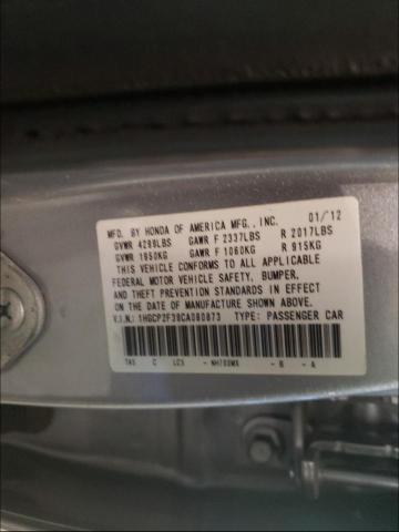 Photo 9 VIN: 1HGCP2F39CA080873 - HONDA ACCORD LX 