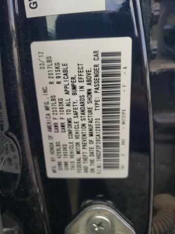 Photo 11 VIN: 1HGCP2F39CA129070 - HONDA ACCORD LX 