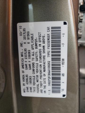 Photo 12 VIN: 1HGCP2F3XAA109262 - HONDA ACCORD LX 