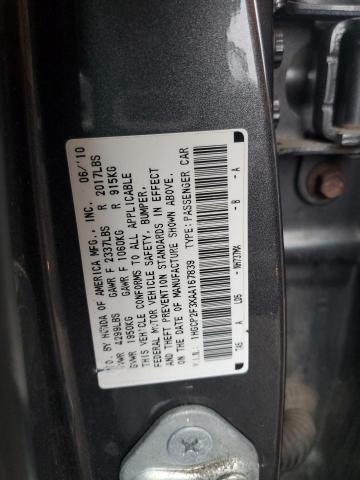 Photo 11 VIN: 1HGCP2F3XAA167839 - HONDA ACCORD LX 