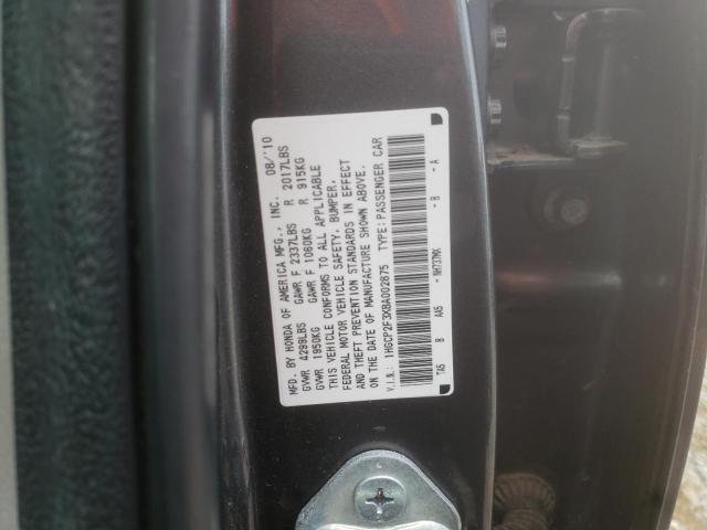 Photo 9 VIN: 1HGCP2F3XBA002875 - HONDA ACCORD LX 