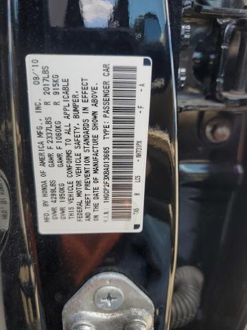 Photo 11 VIN: 1HGCP2F3XBA013665 - HONDA ACCORD LX 