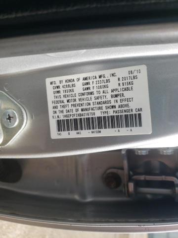 Photo 9 VIN: 1HGCP2F3XBA016758 - HONDA ACCORD LX 