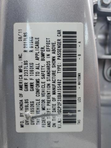 Photo 12 VIN: 1HGCP2F3XBA155482 - HONDA ACCORD LX 