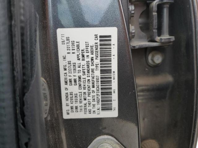 Photo 9 VIN: 1HGCP2F3XCA016907 - HONDA ACCORD LX 