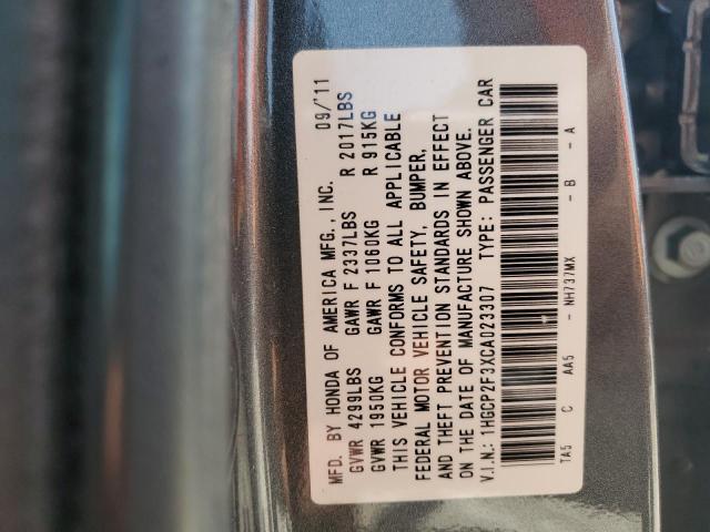 Photo 11 VIN: 1HGCP2F3XCA023307 - HONDA ACCORD 