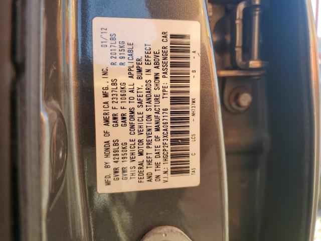 Photo 11 VIN: 1HGCP2F3XCA067176 - HONDA ACCORD LX 