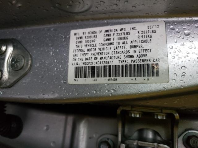 Photo 9 VIN: 1HGCP2F3XCA120877 - HONDA ACCORD LX 