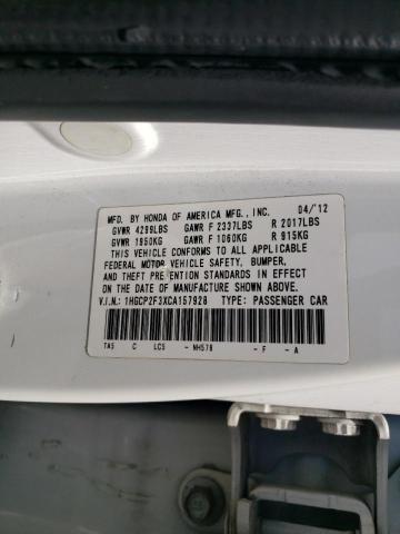 Photo 11 VIN: 1HGCP2F3XCA157928 - HONDA ACCORD 