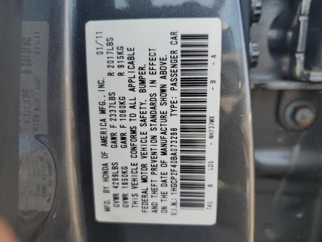 Photo 11 VIN: 1HGCP2F40BA073298 - HONDA ACCORD LXP 