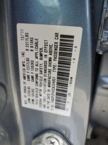 Photo 12 VIN: 1HGCP2F40CA054851 - HONDA ACCORD 