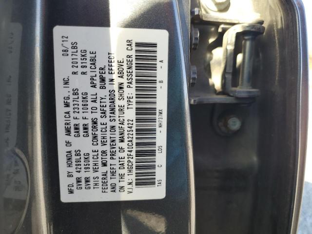 Photo 12 VIN: 1HGCP2F40CA225422 - HONDA ACCORD 