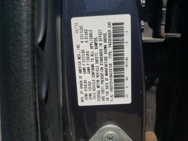 Photo 11 VIN: 1HGCP2F41BA035756 - HONDA ACCORD LXP 