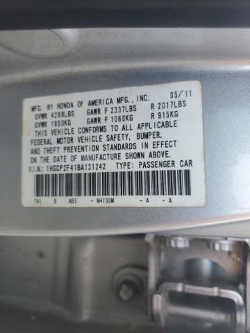 Photo 11 VIN: 1HGCP2F41BA131242 - HONDA ACCORD LXP 