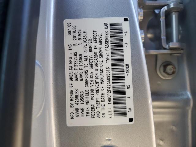 Photo 12 VIN: 1HGCP2F42AA025316 - HONDA ACCORD LXP 