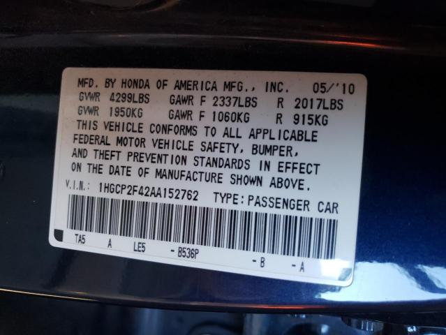 Photo 12 VIN: 1HGCP2F42AA152762 - HONDA ACCORD 