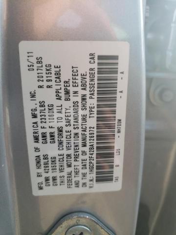 Photo 11 VIN: 1HGCP2F42BA126972 - HONDA ACCORD 