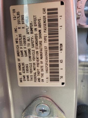 Photo 9 VIN: 1HGCP2F43AA064237 - HONDA ACCORD LXP 