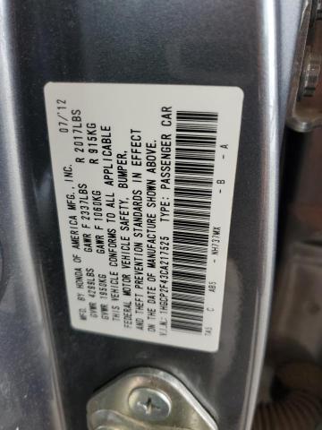 Photo 11 VIN: 1HGCP2F43CA217525 - HONDA ACCORD LXP 