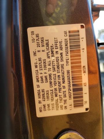 Photo 12 VIN: 1HGCP2F44AA045390 - HONDA ACCORD 