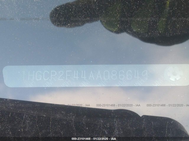 Photo 8 VIN: 1HGCP2F44AA086649 - HONDA ACCORD SDN 