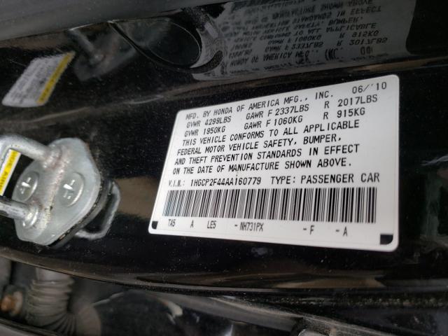 Photo 9 VIN: 1HGCP2F44AA160779 - HONDA ACCORD LXP 