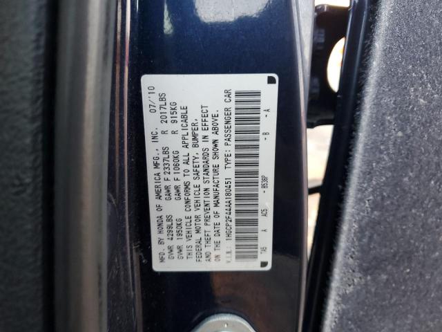 Photo 11 VIN: 1HGCP2F44AA180451 - HONDA ACCORD 