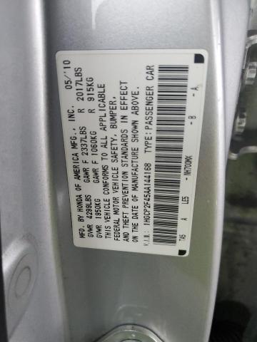 Photo 12 VIN: 1HGCP2F45AA144168 - HONDA ACCORD LXP 