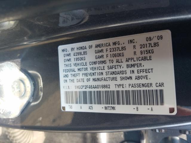 Photo 9 VIN: 1HGCP2F46AA016862 - HONDA ACCORD 