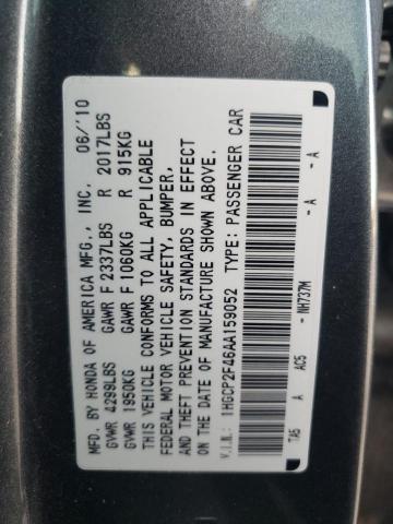 Photo 11 VIN: 1HGCP2F46AA159052 - HONDA ACCORD LXP 