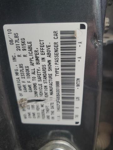 Photo 11 VIN: 1HGCP2F46BA001988 - HONDA ACCORD 