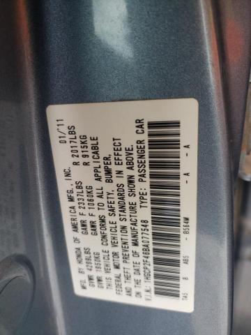 Photo 11 VIN: 1HGCP2F46BA077548 - HONDA ACCORD 