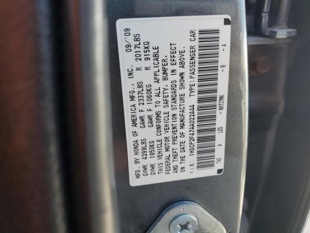 Photo 11 VIN: 1HGCP2F47AA022444 - HONDA ACCORD LXP 