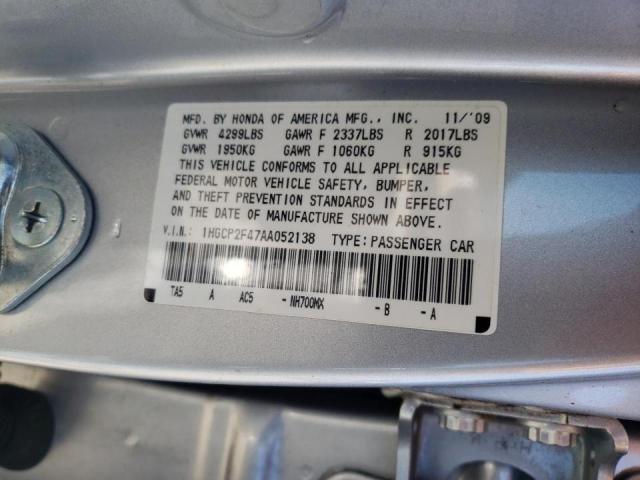 Photo 9 VIN: 1HGCP2F47AA052138 - HONDA ACCORD LXP 