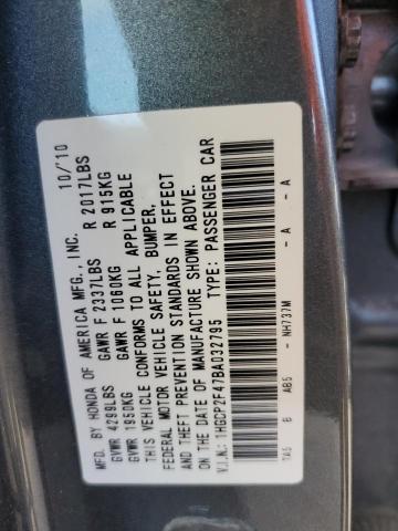 Photo 9 VIN: 1HGCP2F47BA032795 - HONDA ACCORD LXP 