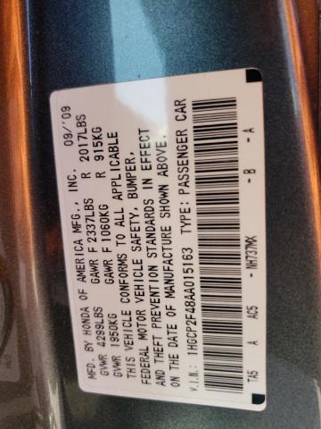 Photo 9 VIN: 1HGCP2F48AA015163 - HONDA ACCORD LXP 