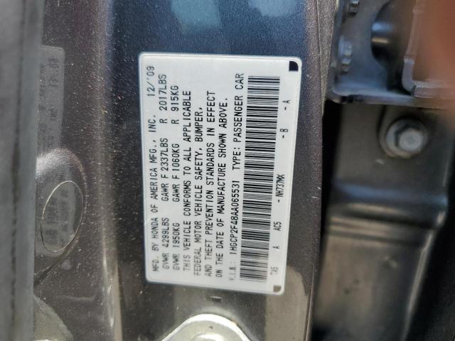 Photo 11 VIN: 1HGCP2F48AA065531 - HONDA ACCORD LXP 