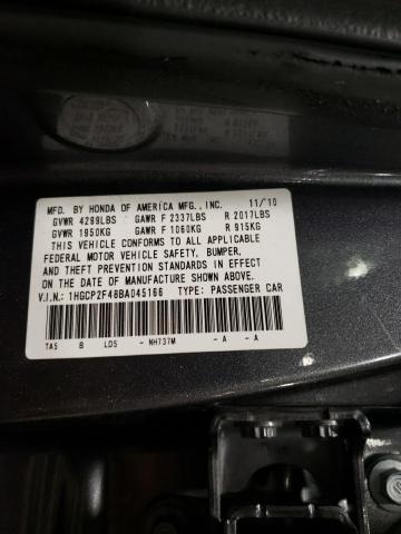 Photo 12 VIN: 1HGCP2F48BA045166 - HONDA ACCORD 