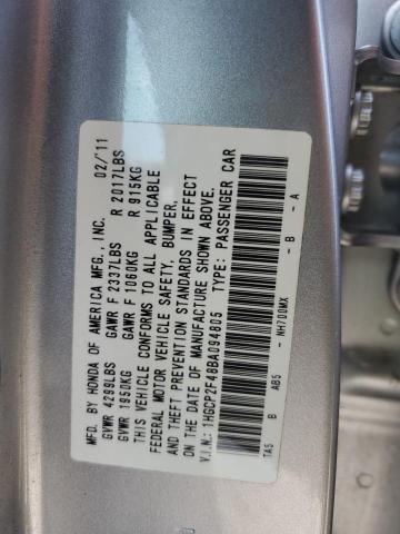 Photo 12 VIN: 1HGCP2F48BA094805 - HONDA ACCORD LXP 