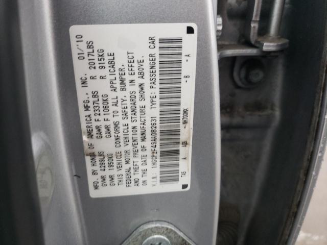 Photo 9 VIN: 1HGCP2F49AA082631 - HONDA ACCORD LXP 