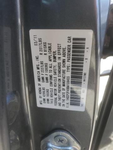 Photo 12 VIN: 1HGCP2F49BA108405 - HONDA ACCORD 