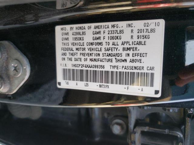 Photo 9 VIN: 1HGCP2F4XAA099356 - HONDA ACCORD LXP 