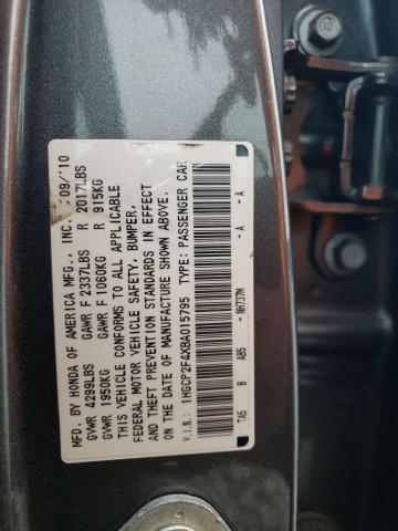 Photo 11 VIN: 1HGCP2F4XBA015795 - HONDA ACCORD 