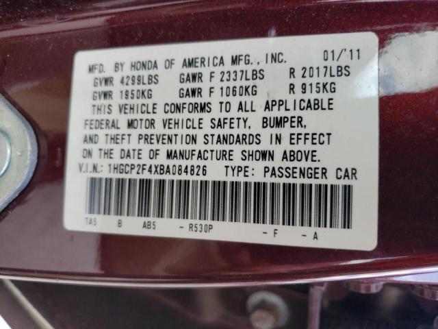 Photo 9 VIN: 1HGCP2F4XBA084826 - HONDA ACCORD 