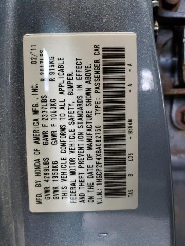 Photo 11 VIN: 1HGCP2F4XBA092750 - HONDA ACCORD 