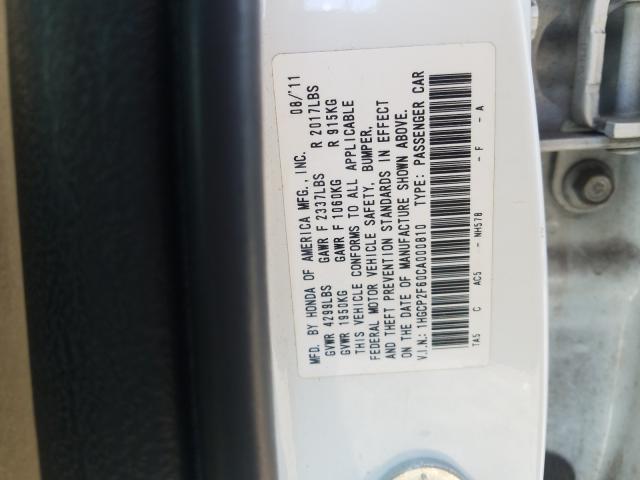 Photo 9 VIN: 1HGCP2F60CA000810 - HONDA ACCORD SE 