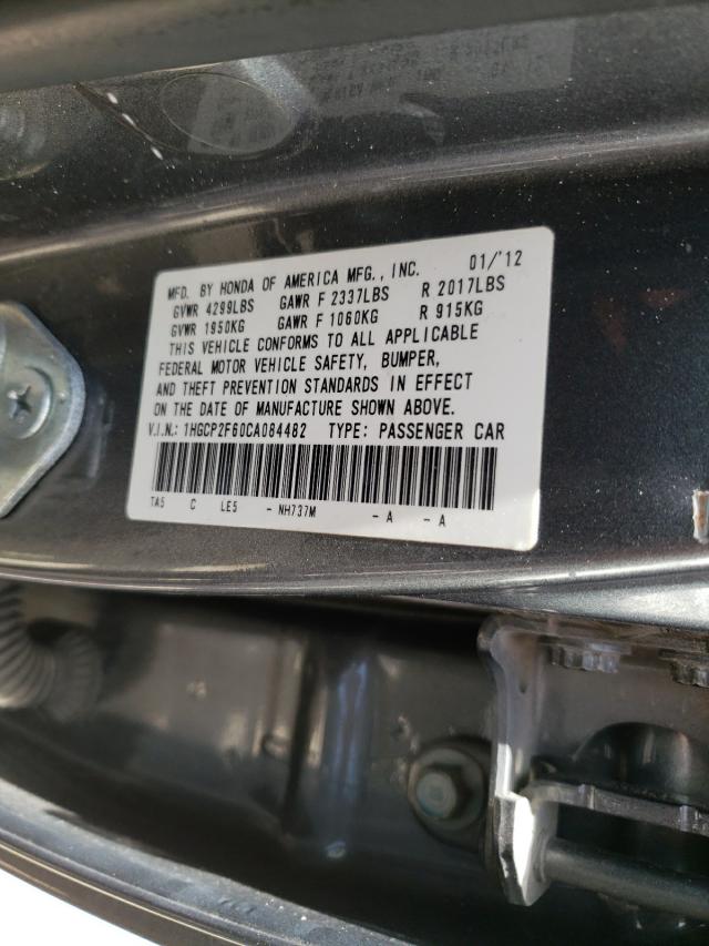 Photo 9 VIN: 1HGCP2F60CA084482 - HONDA ACCORD SE 