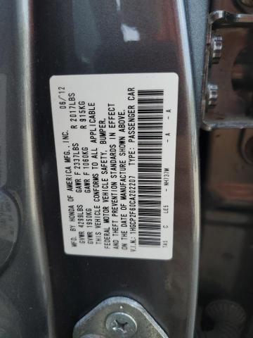 Photo 12 VIN: 1HGCP2F60CA202207 - HONDA ACCORD SE 