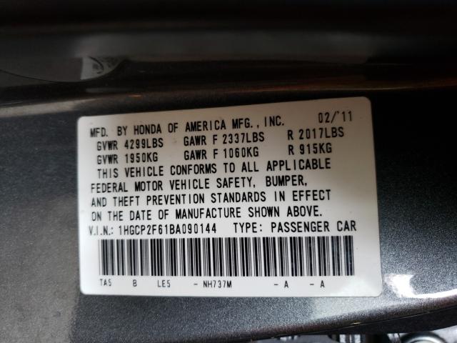 Photo 9 VIN: 1HGCP2F61BA090144 - HONDA ACCORD SE 