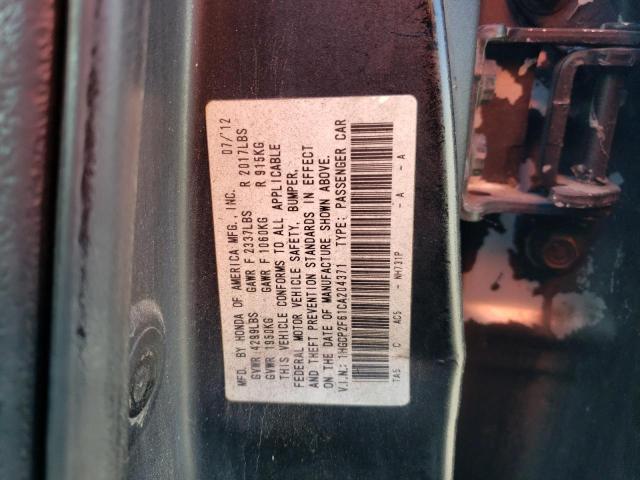 Photo 12 VIN: 1HGCP2F61CA204371 - HONDA ACCORD 